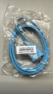 Cisco純正 72-3383-01 Rev.A2 コンソールケーブル ConsoleCable Serial シリアルケーブル DSUB9-RJ45