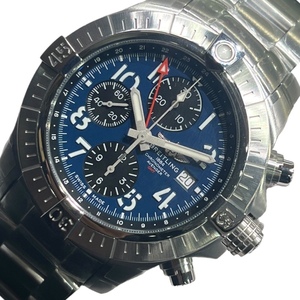 ブライトリング BREITLING アベンジャークロノグラフ GMT45 A24315(A24315101C1A1) ステンレススチール 腕時計 メンズ 中古