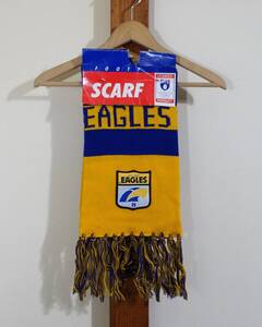 デッドストック★SEKEM◆マフラー WEST COAST EAGLES ウエストコーストイーグルス AFL オーストラリアンフットボールリーグ