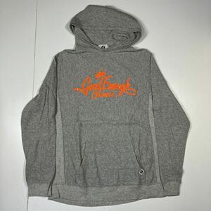 【M】GOOD ENOUGH Logo Print Hoodie グッドイナフ ロゴ ラバー プリント パーカー スエット 日本製 T720