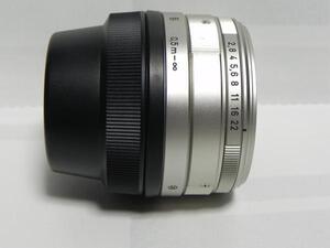 **中古良品　CONTAX Carl Zeiss 28mm/F 2.8 レンス゛(G用)*