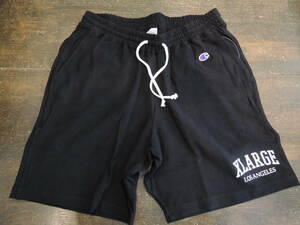 X-LARGE エクストララージ XLARGE×Champion REVERSE WEAVE SHORT PANTS チャンピオン 黒 Mサイズ 人気商品 値下げしました！