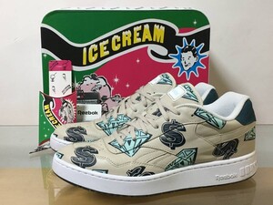 BBC ICECREAM × Reebok ビリオネアボーイズクラブ アイスクリーム リーボック ダイヤモンド ダラー スニーカー US11.5 29.5cm