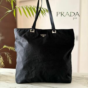 正規品 PRADA プラダ テスート トートバッグ＊メンズ レディース ビジネス 通勤 牛革 本革 ハンド ショルダー ブラック 黒