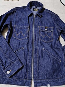 サイズ：L　美品 定価:19000円　BEDWIN & THE HEARTBREAKERS × Wrangler ベドウィン ラングラー デニムジャケット Gジャン インディゴ 