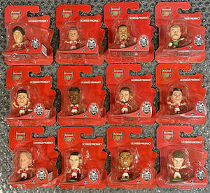 (Y13)Soccerstarz Arsenal 12 Figure set サッカースターズ アーセナル #Tomiyasu #Saliba #Trossard #Ben White #Zinchenko