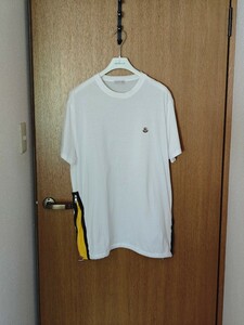 モンクレール【美品】Tシャツ 両サイドナイロン サイズL ジャパンタグ