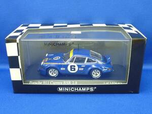 ⑥ミニチャンプス 1/43 ポルシェ 911 カレラ RSR 2.8 #6 デイトナ24h 1973 M.ダナヒュー/G.フォルマー(MINICHAMPS, PMA, Porsche)