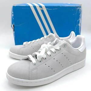 【中古】アディダス スタンスミス スエード STAN SMITH スニーカー 24cm グレー FV1092 レディース ADIDAS