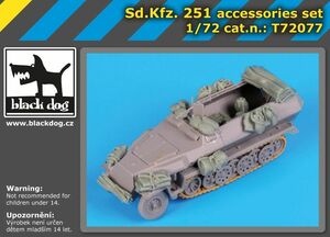 ブラックドッグ T72077 1/72 Sd.Kfz.251 アクセサリーセット （ ドラゴン用）