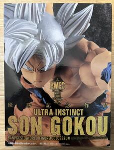 新品未開封 ドラゴンボール BWFC 優勝記念作品 孫悟空 身勝手の極意 ULTRA INSTINCT 造形天下一武道会