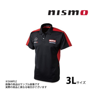 NISMO ニスモ #23 COMFIT ポロシャツ ブラック 黒 3L 数量限定 KWA01-60RK9 (660192524