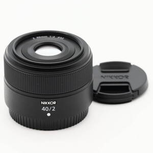 極上品 | Nikon ニコン 単焦点レンズ NIKKOR Z 40mm f/2 Zマウント フルサイズ対応 ブラック #3823