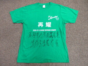 全選手直筆サイン入り　JTマーヴェラス　Tシャツ　女子バレーボール　ユニフォーム　女子バレー 五輪 名門 Vリーグ ゲームシャツ　08093