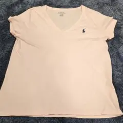 ポロラルフローレンPolo Ralph Lauren 薄いピンク Tシャツ M