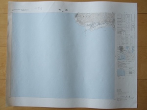 2.5万分の1地形図 布良(千葉県) 昭和55年修正版