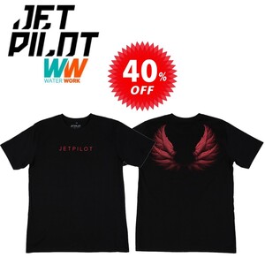 ジェットパイロット JETPILOT Tシャツ メンズ マリン セール 40%オフ 送料無料 フライ Tシャツ FLY TEE ブラック/ワイン M S20671