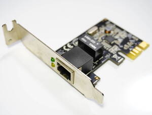 AREA SD-PEGLAN-S2 ギガビットPCI-E x1 LANカード RTL8111D 1000BASE-T 1Gbps ロープロファイル windows11