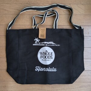 新品　ハワイ　ホールフーズマーケット　2WAYトートバッグ　エコバッグ　カハラ限定柄　ダイヤモンドヘッド　WHOLE FOODS MARKET