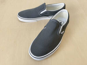 26.5cm チャコール バンズ スリッポン VANS SLIP-ON CHARCOAL US8.5/26.5cm VN000EYECHR