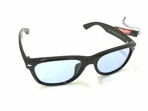 1円 ■極美品■ Ray-Ban レイバン RB 2132-F NEW WAYFARER 601/64 55□18 140 サングラス メガネ 眼鏡 ブラック系 FD2096