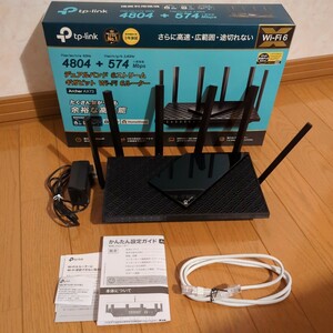 TP-Link WiFi 無線LAN ルーター Wi-Fi6 Archer AX73 V1 4804 + 574Mbps Archer　動作品