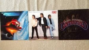 ZZ Top/Huey Lewis & The News/John Fogerty LPレコード（12インチ）4タイトルセット MASTERDISK刻印、RL刻印 中古品