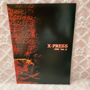 n2846 X、X JAPAN ファンクラブ会報　Vol.11 1992年　当時物