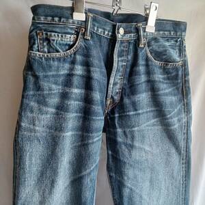 ★★Yohji Yamamoto JEANS ストレートデニムパンツ希少 USED加工 ヨウジヤマモト スポテッドホースクラフト 