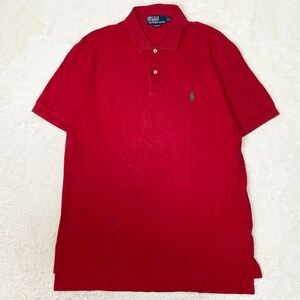 Polo by Ralph Lauren ポロ ラルフローレン 半袖ポロシャツ 綿100% コットン 胸ボタン メンズ XLサイズ　大きめサイズ　ゆったり