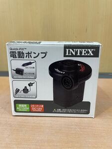 RM9722 INTEX Quick Fill 電動ポンプ　家庭用AC100V　大型プール　浮き輪などの空気入れに 通電確認済 1014