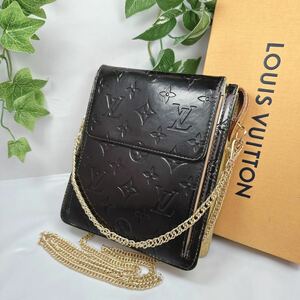 n151 1円 LOUIS VUITTON ルイヴィトン ヴェルニ モット ショルダー ミニトート 肩がけ ハンドバッグ シリアル TH0969 ブラック×ブルー