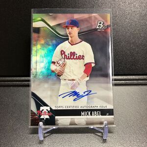 Mick Abel 2021 Topps Bowman Platinum #TOP-59 Top Prospects Autograph Phillies