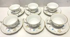 【noritake/ノリタケ】6点セット　カップ&ソーサー　高級　食器　住まい