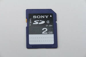 2GB SDカード　SONY　ソニー