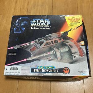 スターウォーズ the power of the force electronic rebel snowspeeder プラモデル