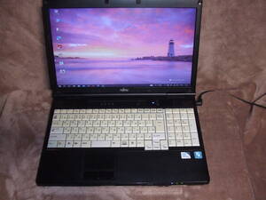 ◆9 富士通 LIFEBOOK A561/DC Windos10 Pro 64Bit HDD160GB Nicrosoft Office 2010 インストール済み 　ジャンク