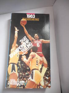 送料無料 VHSビデオ■NBA プレイオフ＆ファイナル PLAYOFFS AND FINALS 1983 レイカーズ x 76ers■オフィシャル 正規品 英語音声■AG-003