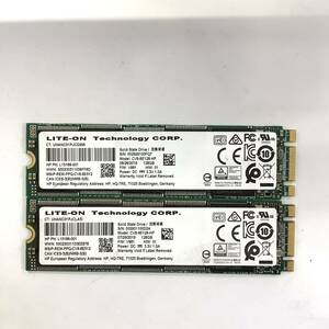 K60520158 LITEON SATA M.2 128GB SSD 2点【中古動作品】