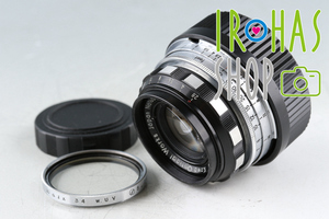 Kowa Prominar 35mm F/2.8 Lens for Leica L39 + Leica M Adapter #45570C1