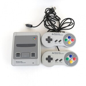 ニンテンドークラシックミニ スーパーファミコン 本体 CLV-301 コントローラー CLV-202 ｘ2 0106-004