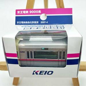 【動作確認済】走る 光る 鳴る 電車型目覚まし時計 京王電鉄9000系 KEIO プルバックカー 京王リテールサービス