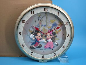 Disney Time ディズニータイム　壁 掛け時計　掛時計　ミッキー ＆ ミニー フレンズ　FW521G メロディー時計　（1DKUNY