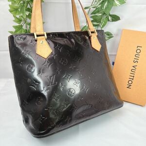 1円 LOUIS VUITTON ルイヴィトン ヴェルニ ハンドバッグ ヒューストン ショルダーバッグ シリアルナンバー LW0969