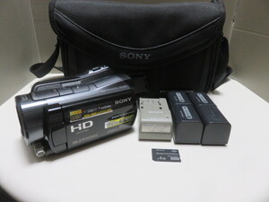 ソニー SONY HDR-SR12　バッテリー4個　動作確認済み