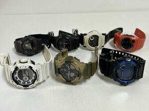 586h CASIO カシオ G-SHOCK ジーショック 腕時計 まとめ 7本 クオーツ GA-400 GA-100MM G-8900A G-8000 G-0016W G-100 G-100BT