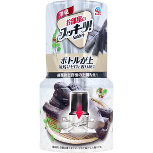 【まとめ買う】お部屋のスッキーリ！ Sukki-ri! 備長炭と白檀の上質な香り 400mL×4個セット