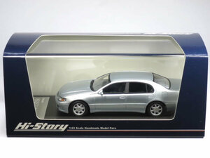 ハイストーリー 1/43 トヨタ アリスト 3.0V (JZS147) 1994 後期型 シルバーメタリック (HS318SL)