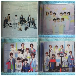 [CDまとめ・4セット] Hey! Say! JUMP （DEAR./Chau#/我 I Need You/OVER THE TOP） ★ディスク美品