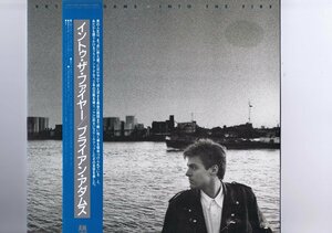 帯付 インサート付 国内盤 LP Bryan Adams / Into The Fire / ブライアン・アダムス イントゥ・ザ・ファイヤー ファイアー C28Y3166